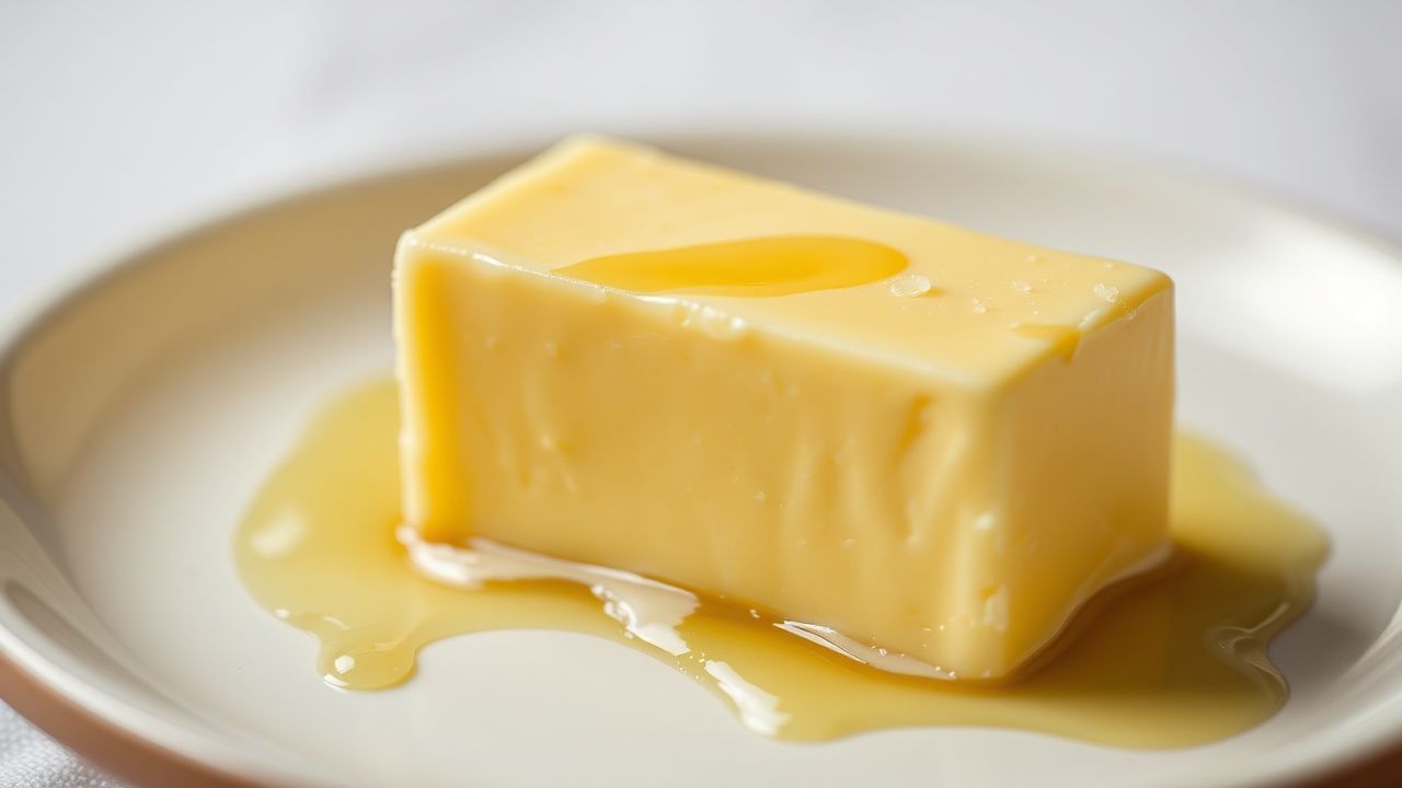 زبدة تذوب وتتحول إلى لون ذهبي بفضل الكيمياء وتفاعل مايارد