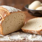 عجينة خبز ممتدة تكشف شبكة الجلوتين المثالية