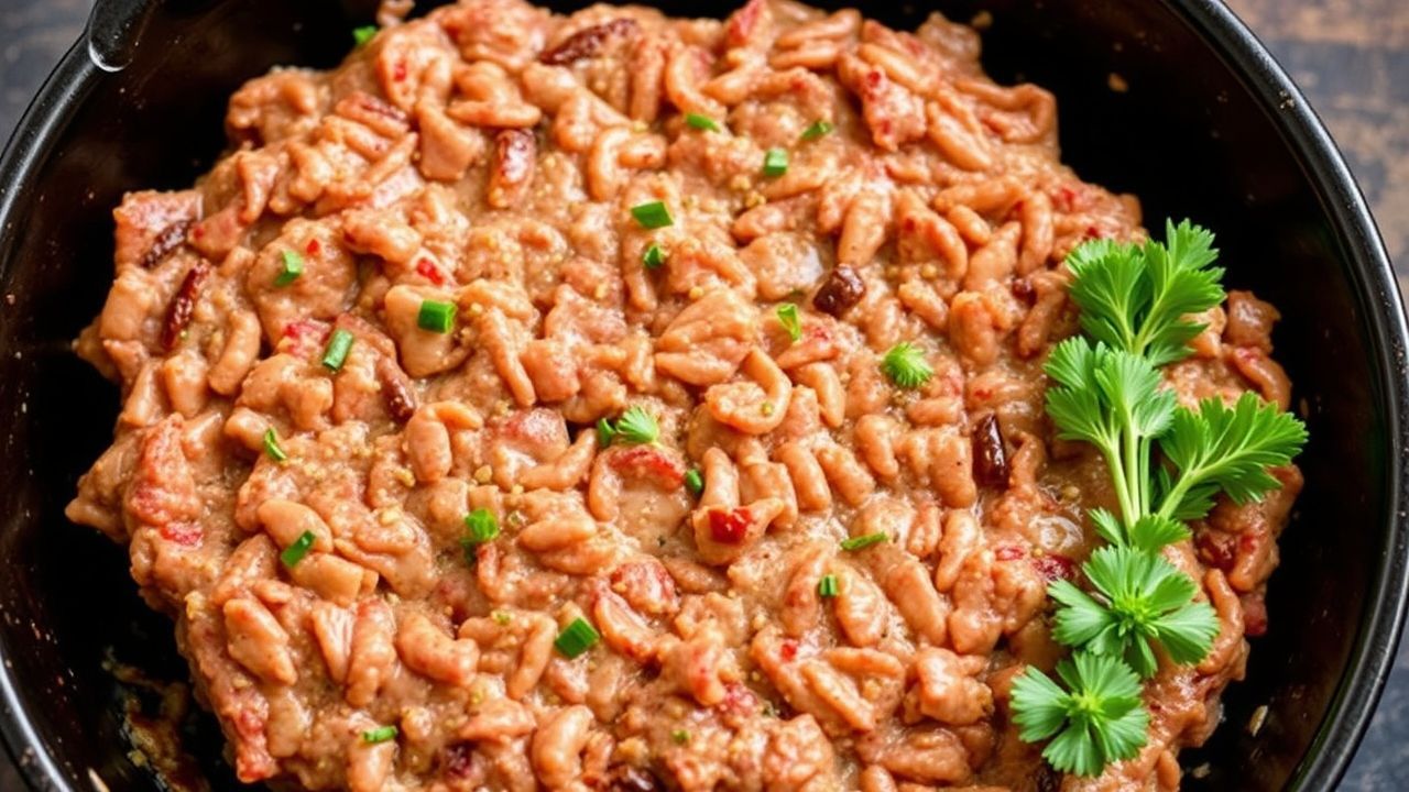 سيتان مطبوخ أكثر من اللازم: قاسٍ، جاف، مطاطي، مفتت مع حواف محروقة