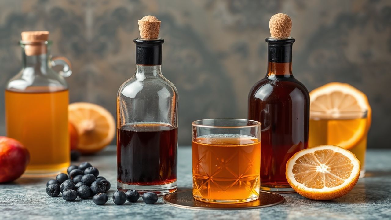 زجاجات مستخلصات مرّة وشرائح حمضيات تكشف أسرار النكهات والمرارة