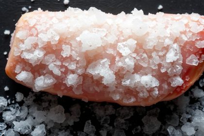 مخطط علمي يوضح كيف يحافظ الملح على اللحوم عبر الزمن