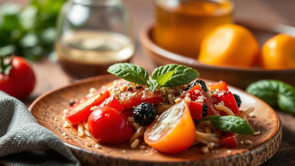 طبق بتناسق نكهات علمي يبهج الحنك ويغذي الروح