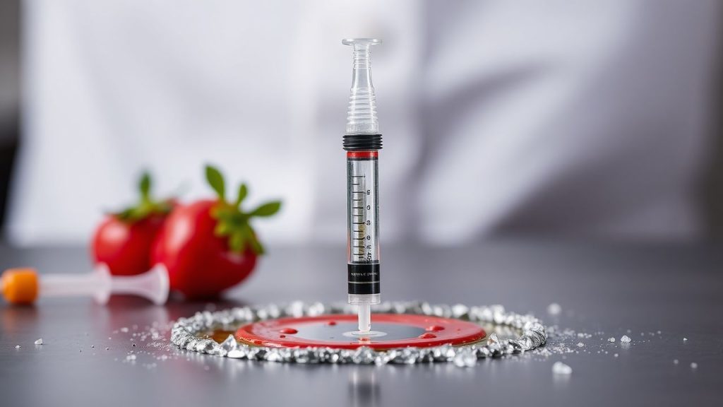 Infused chicken plated with microgreens