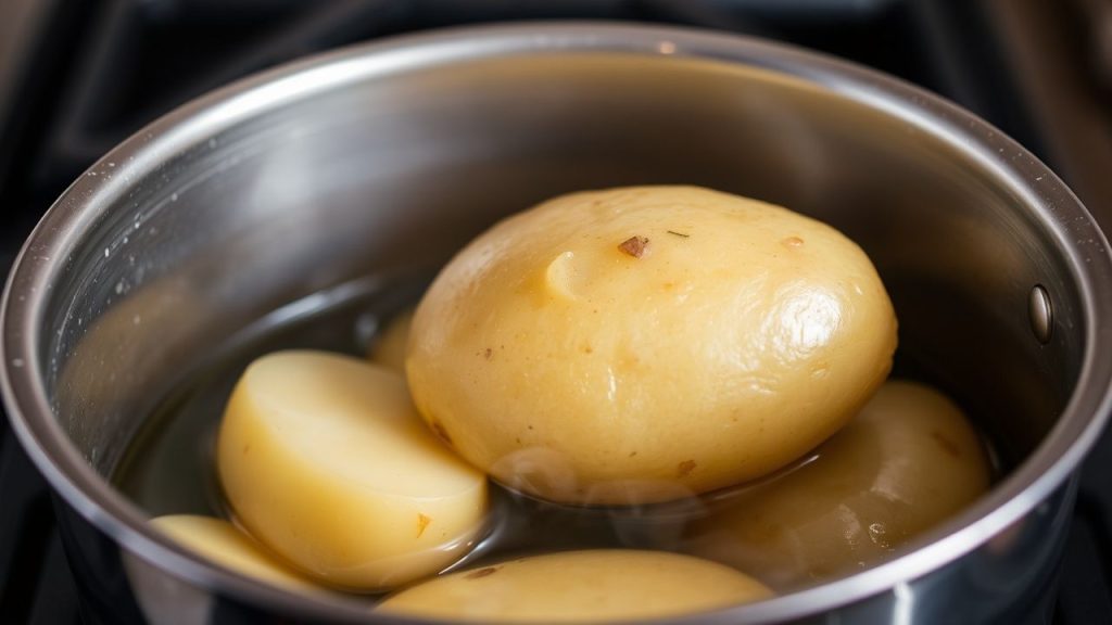 Perfectly boiled potatoes