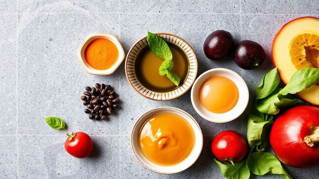 مائدة تجربة تذوق منزلية للخمسة أذواق مع ملاعق وأطباق صغيرة