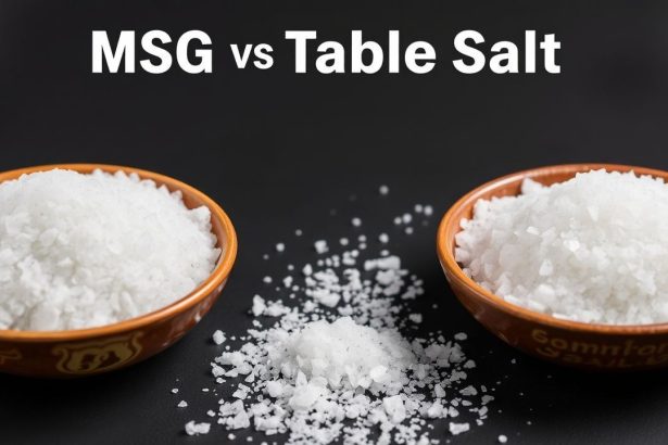 - MSG vs. Table Salt: Unpacking the Sodium Showdown