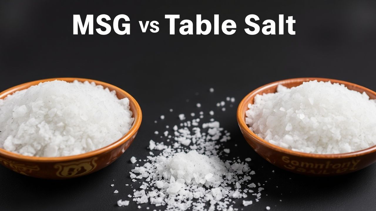 - MSG vs. Table Salt: Unpacking the Sodium Showdown