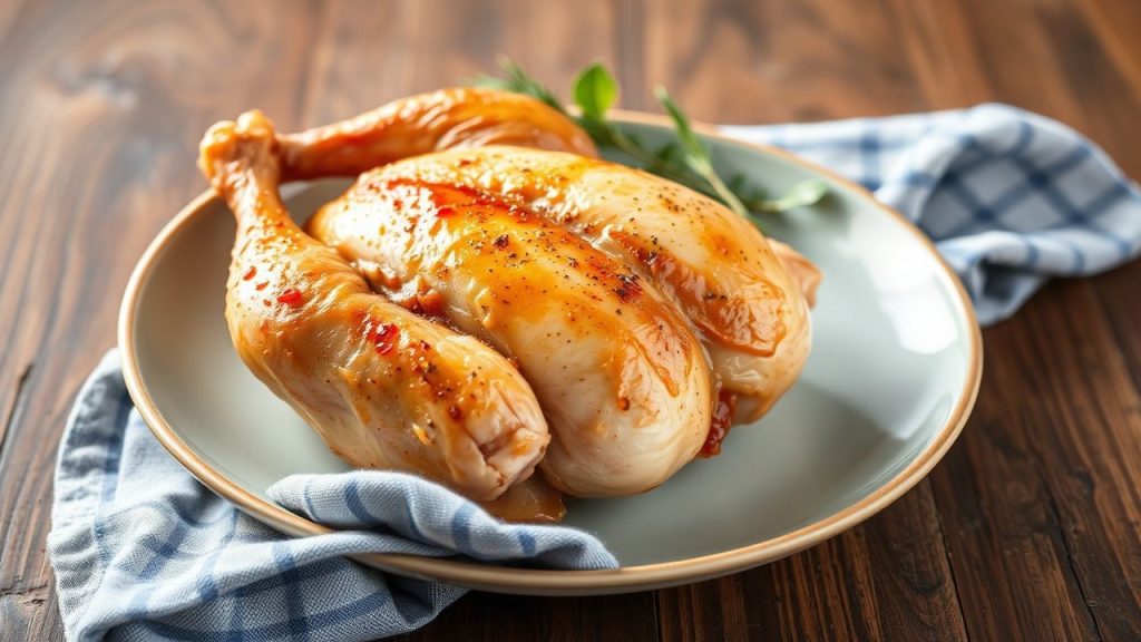 Crispy chicken thighs