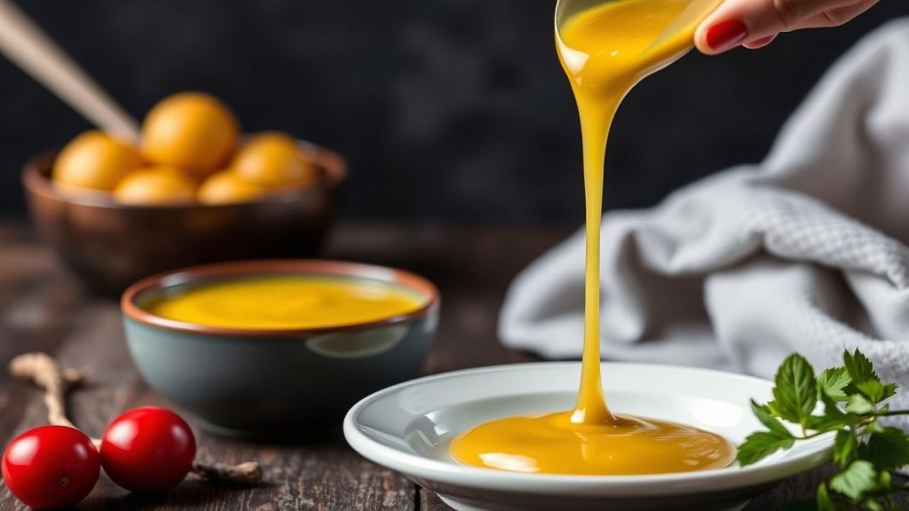 Roux preparation in pan