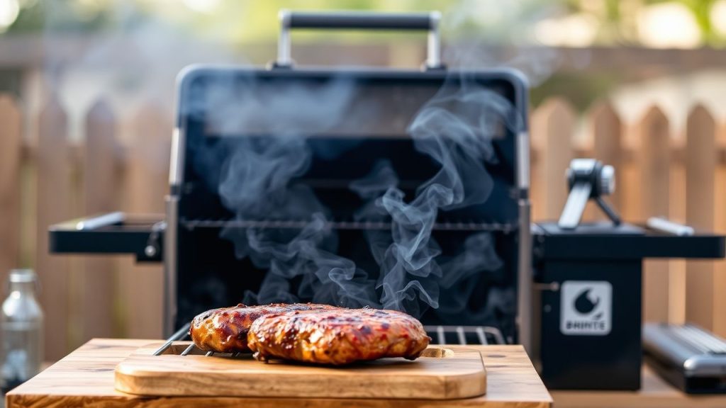 Grill sear and smoke