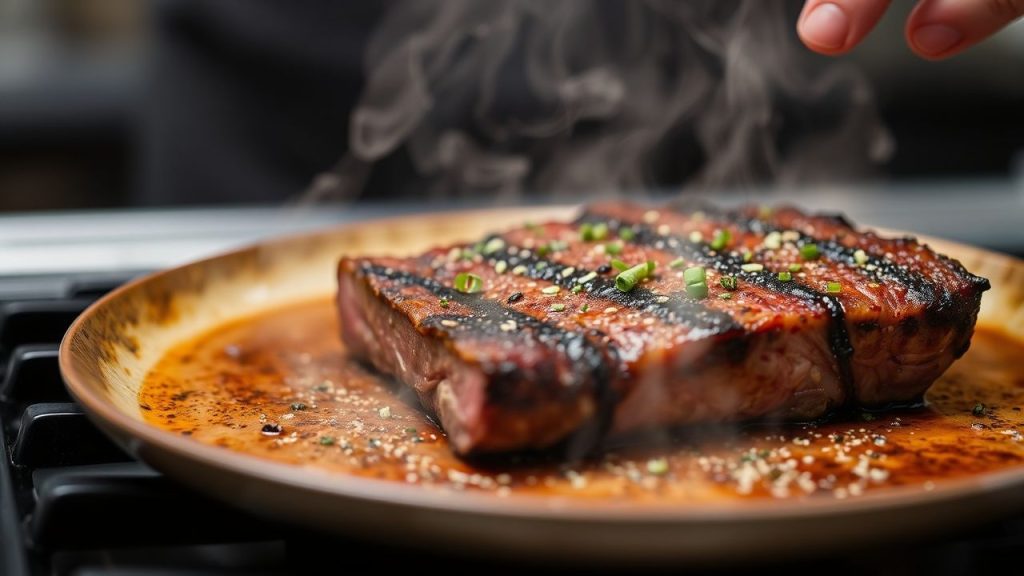 Searing meat before stewing