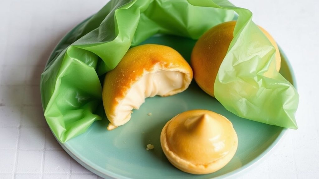 Filled choux with cream