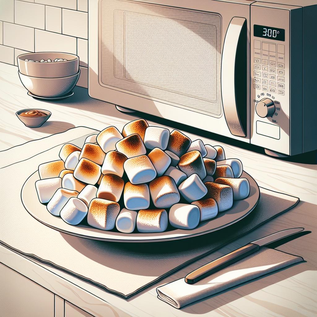 Melting Mystery: Testing Microwave Heat Zones with Marshmallows