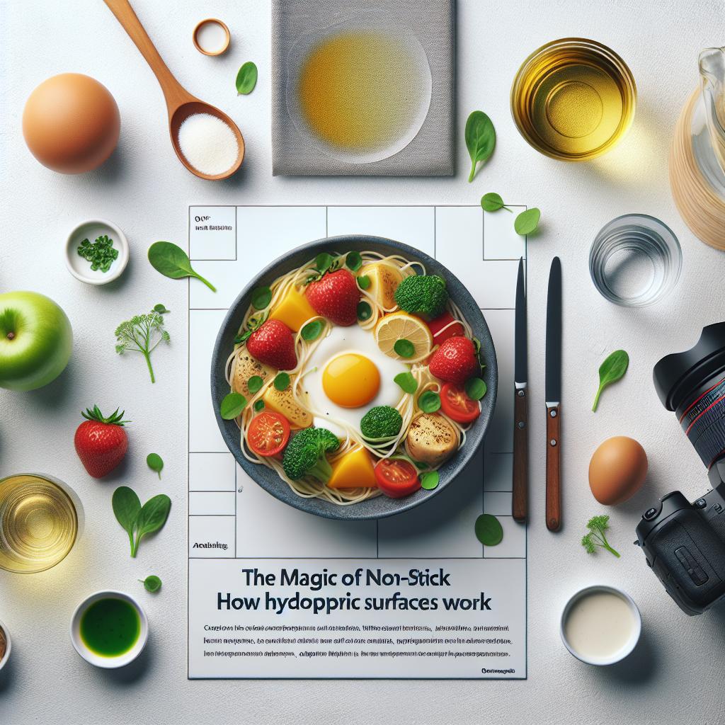 The Magic of Non-Stick: How Hydrophobic Surfaces Work