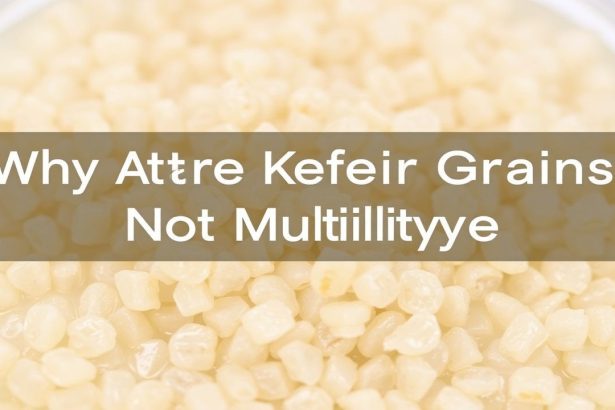 - Why Are My Water Kefir Grains Not Multiplying? Trouble Tips