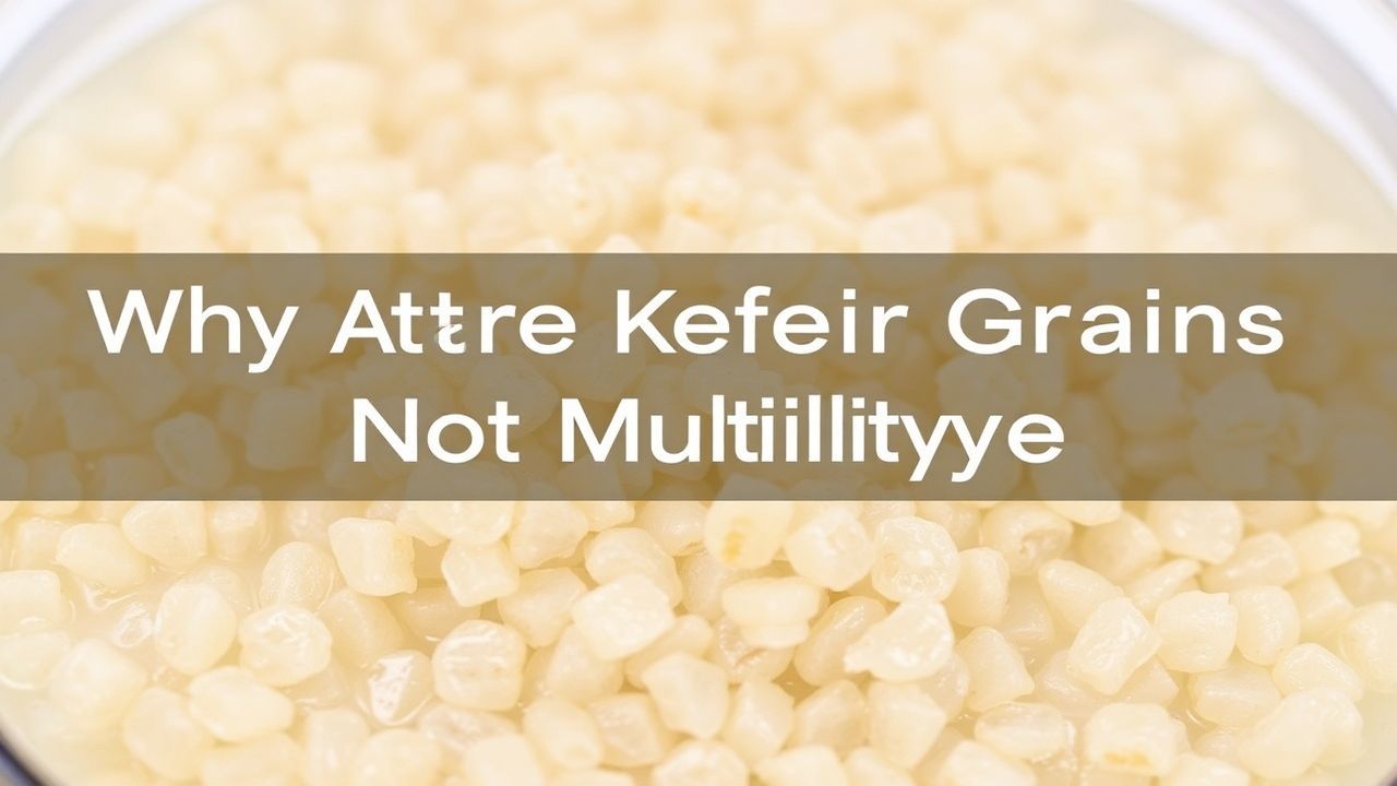 - Why Are My Water Kefir Grains Not Multiplying? Trouble Tips