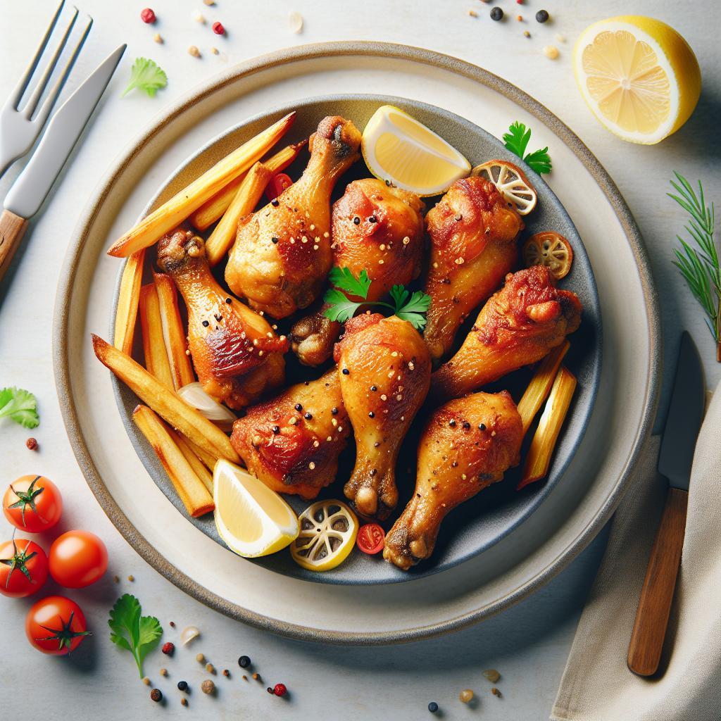 Crispy Baked Chicken Drumsticks: A Savory Family Delight