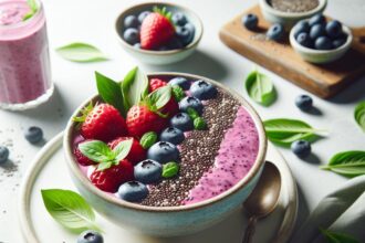 Energize Your Mornings with Blueberry Chia Smoothies