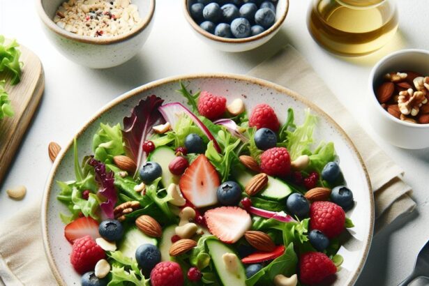 Brighten Your Plate: Spring Mix Salad with Berries & Nuts