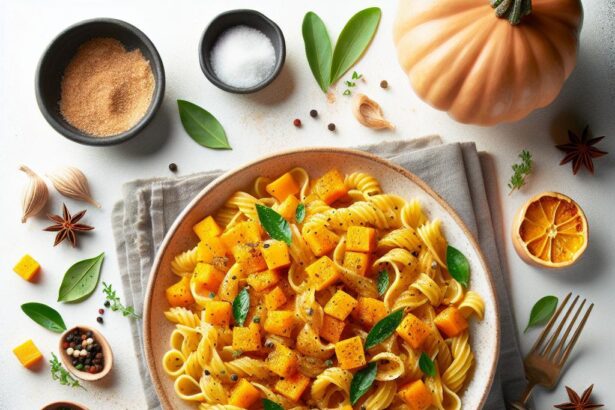 Golden Glow: Roasted Butternut Squash Pasta Delight