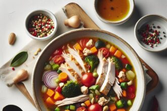 Hearty Turkey and Vegetable Soup: A Nutritious Comfort Bowl