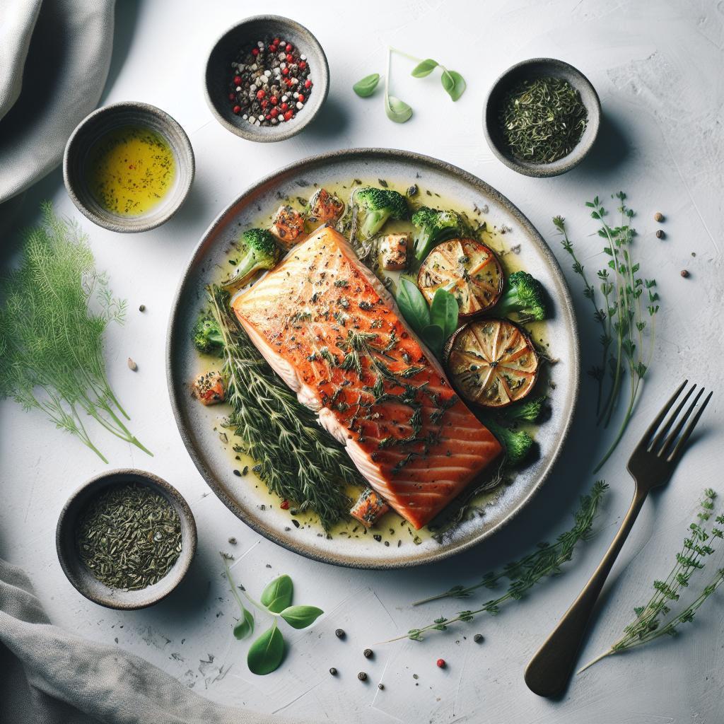 Herb-Infused Baked Salmon: A Flavorful, Healthy Delight