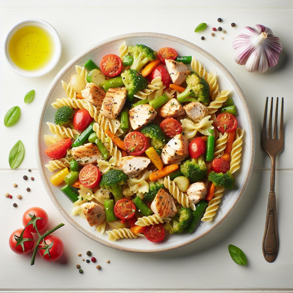Savor the Flavor: Wholesome Chicken & Veggie Pasta Delight