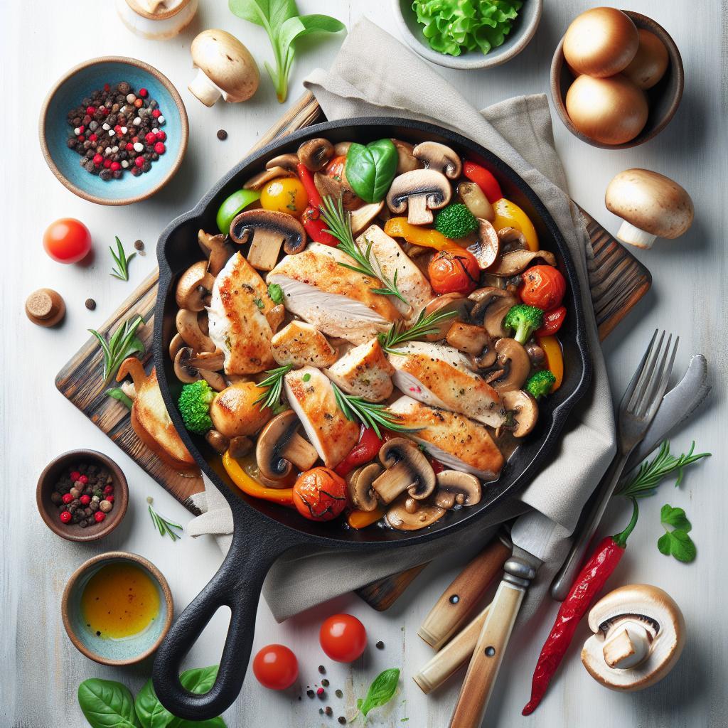 Savor the Flavor: Turkey and Mushroom Skillet Delight