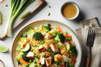 Savor the Flavor: Easy Chicken Fried Rice Loaded with Veggies
