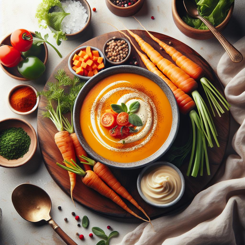 Velvety Carrot Soup: A Creamy Comfort in Every Spoonful
