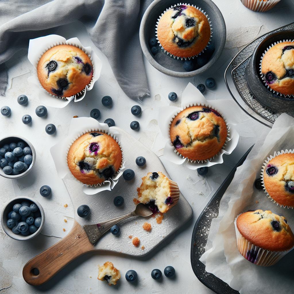 Crispy & Fluffy: Mastering Easy Air Fryer Blueberry Muffins