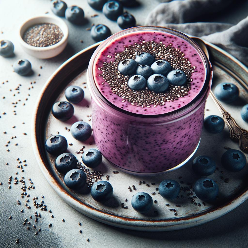 Energize Your Mornings with Blueberry Chia Smoothies