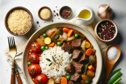 Hearty Beef and Rice Stew: A Comforting Meal Classic