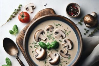 Silky Smooth Creamy Mushroom Soup: A Comfort Bowl Delight