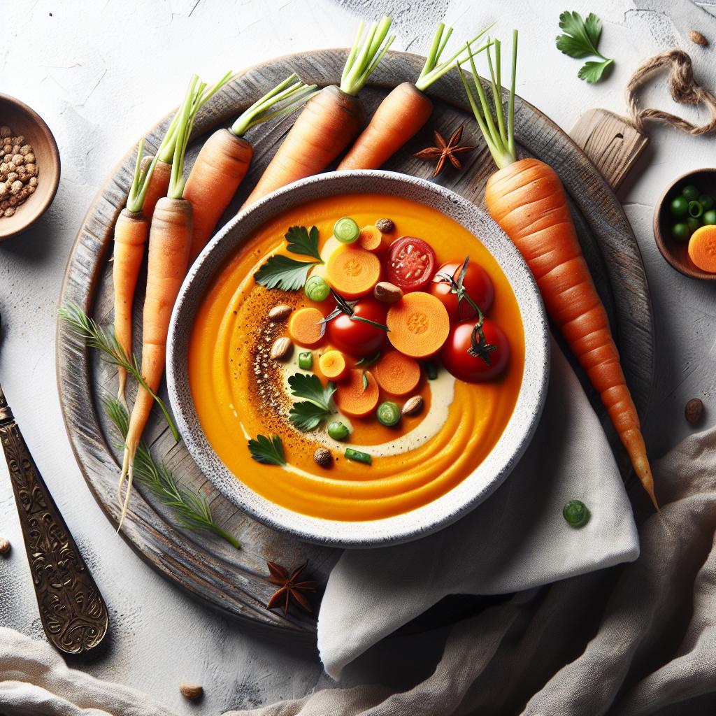Velvety Carrot Soup: A Creamy Comfort in Every Spoonful