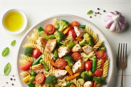 Savor the Flavor: Wholesome Chicken & Veggie Pasta Delight
