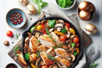 Savor the Flavor: Turkey and Mushroom Skillet Delight