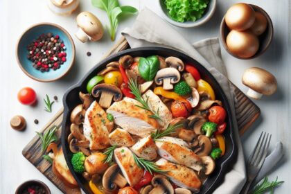 Savor the Flavor: Turkey and Mushroom Skillet Delight