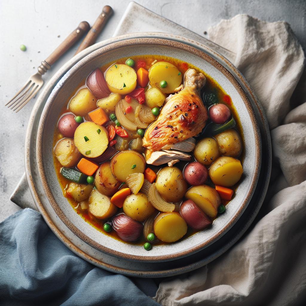 Hearty Chicken and Potato Stew: Comfort in Every Spoonful