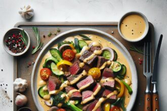 Velvety Creamy Garlic Beef: A Savory Feast for Food Lovers