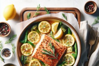 Zesty Baked Salmon with Lemon Butter: A Flavorful Delight