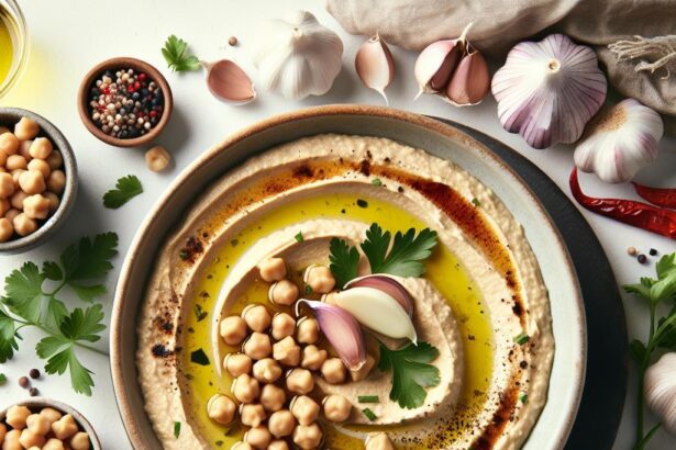 Unlock Flavor: How to Make Creamy Roasted Garlic Hummus Dip