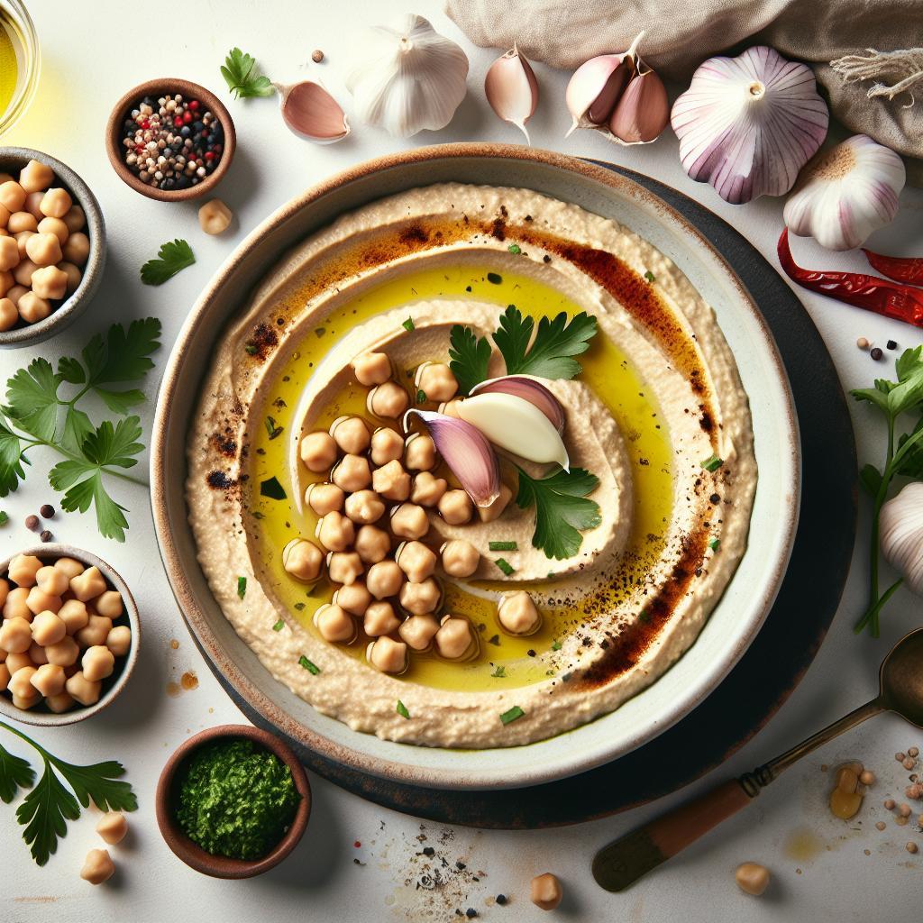 Unlock Flavor: How to Make Creamy Roasted Garlic Hummus Dip