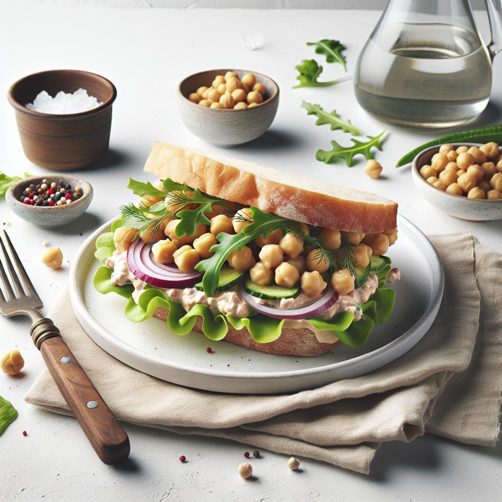 Chickpea Salad Sandwiches: A Creamy, Crunchy Delight