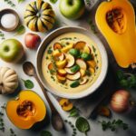 Cozy Up with Creamy Roasted Squash and Apple Soup Delight