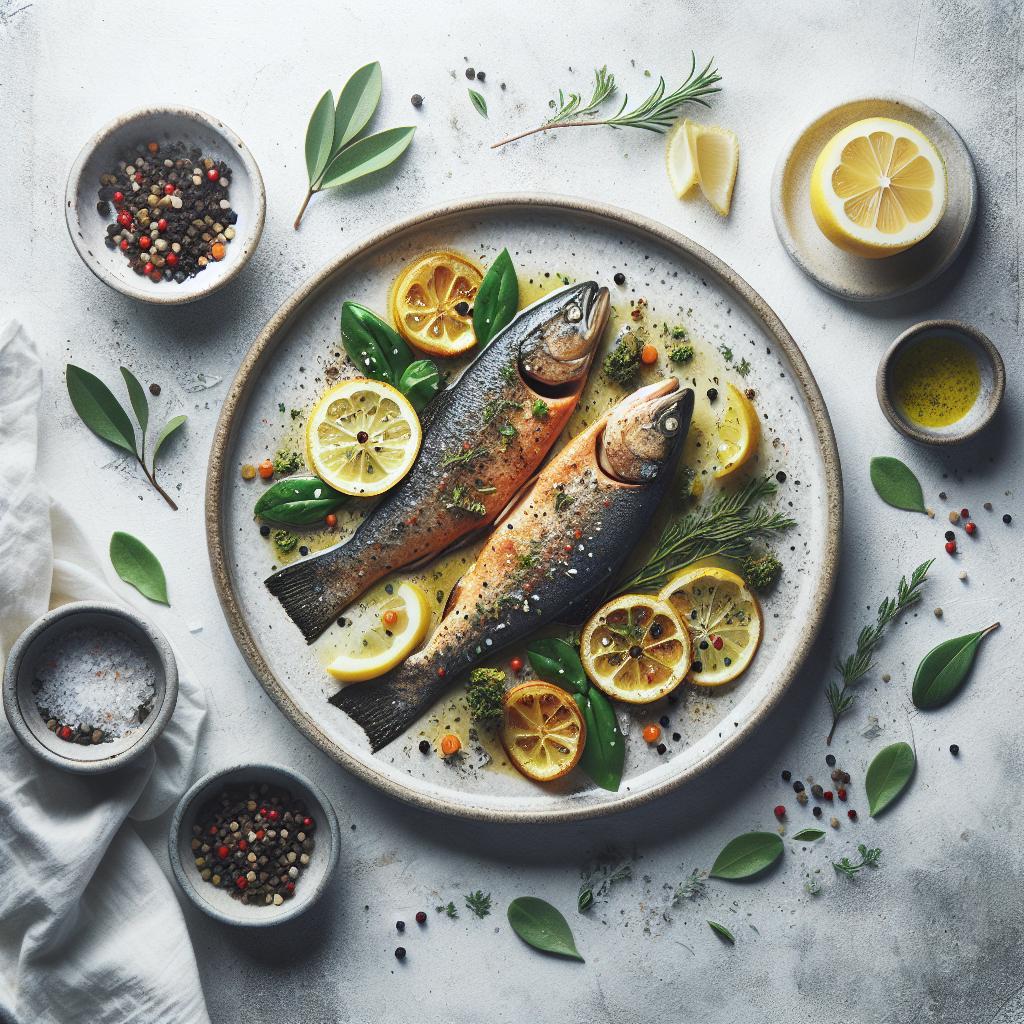 Zesty Baked Trout with Lemon: A Fresh Flavorful Delight