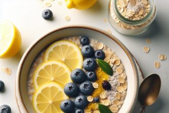 Brighten Mornings with Zesty Lemon Blueberry Overnight Oats