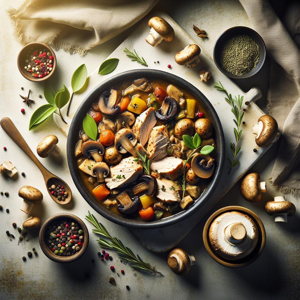 Savory Turkey and Mushroom Stew: A Hearty Comfort Dish