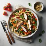 Wholesome Chicken and Vegetable Pasta: A Flavorful Feast