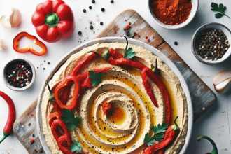 Brighten Your Snack Time with Roasted Red Pepper Hummus